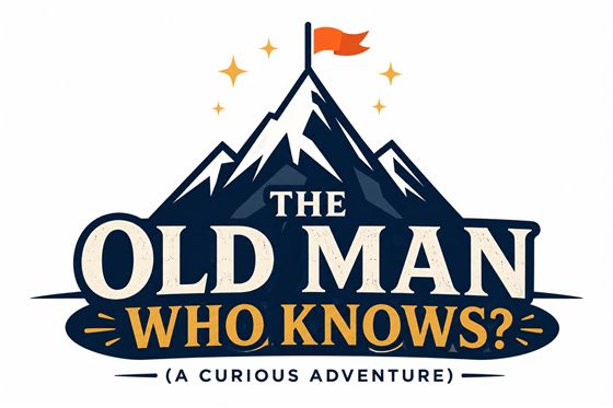 The Old Man Who Knows, a kindly, wild-haired elder with a knowing smile